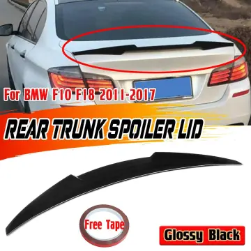 F10 Carbon Fiber M4 Style Rear Trunk Spoiler Wing For BMW F10 F11 F18 5  Series