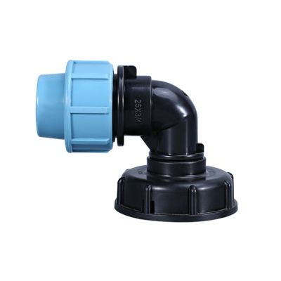 【YF】▲✧  IBC Pipe Joints Garden Connectors Elbow Outlet 20/25/32MM Watering Irrigation adapter