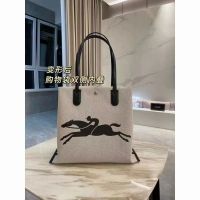 Longchamp Tote bag high-quality large-capacity shopping bag underarm bag handbag computer bag light commuting canvas bag