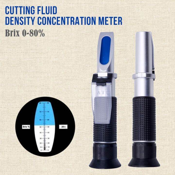 Portable 080 Refractometer Cutting Fluid Density Concentration Meter