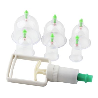 【CC】✖℡▩  6pcs/set Chinese Cans Cupping Cups Neck Back Massage Relaxation Anti-cellulite Massager