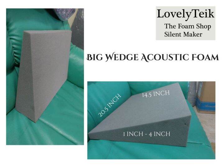 Big Wedge Acoustic Foam/Large Wedge Acoustic Foam/Sound Absorbing Foam