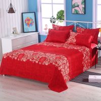 【jw】●♧  Folha De Cama Inverno Quente E Fronha 2 pcs Para King Size Conjuntos Cor 3 Pcs