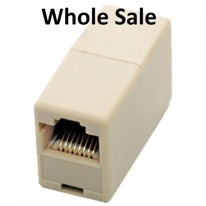 RJ45 CAT5 Network Cable Connector Adapter Extender Plug Coupler Joiner