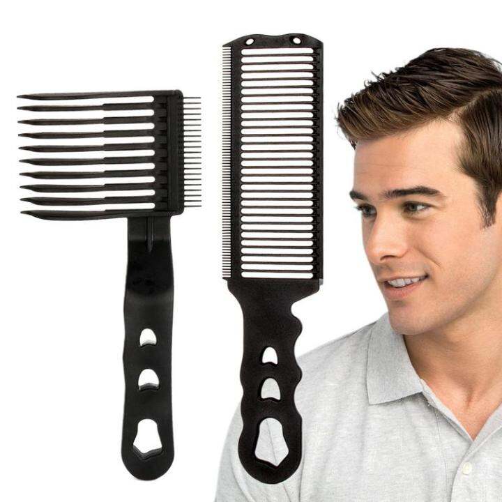 Barber Blending Comb 2pcs Men Barber Comb Anti-static Hair Combs For ...