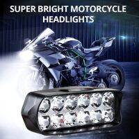 Motorcycle Headlight 8LED 12LED 16LED Light Bar Driving Spotlight Fog Light Waterproof Daytime Running Light for Car ATV UTV