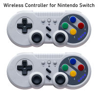 1-2ชิ้นสำหรับ Nintendo สวิทช์ไร้สาย Gamepad ควบคุมเกมจอยสติ๊กในตัว Gyroscope Dual-มอเตอร์สนับสนุนเทอร์โบสำหรับ PC Windows