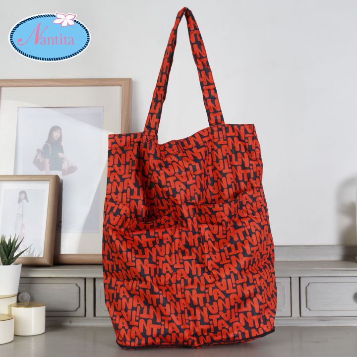 nantita-shoppingbags-ถุงผ้าพับเก็บได้-bc013
