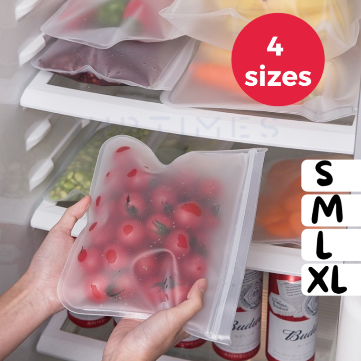 (Thick Quality Ready Stock)Food Bag preservation bag with zipper