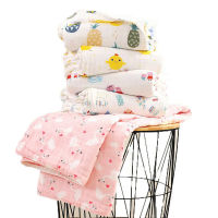 6ชั้น Muslin Quilt ทารกแรกเกิด Muslin รับผ้าห่ม Muselina Bambu Swaddles Mousseline ทารก Swaddle Wrap Flokati 110*110ซม.