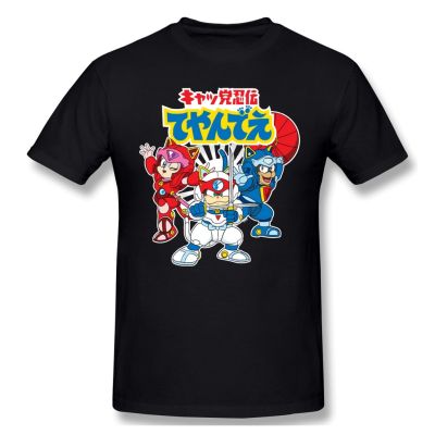 2023 Samurai Pizza Cats T Shirt Streetwear Big Size Cotton Short Sleeve Custom Tshirt Men discount  S3NZ