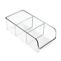 Kitchen Refrigerator Organizer Bins Drawer Clear Can Drink Holder Fridge Food Storage Box Transparent Plastic Pantry Container