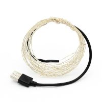 10M USB LED String Light Waterproof LED Silver Copper Wire Festoon Holiday Outdoor Fairy Christmas Party Room Wedding Decoration