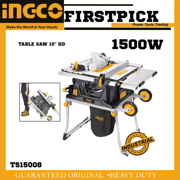 Ingco TS15008 Industrial Table Saw for Wood Works 1500W IPT FIRSTPICK