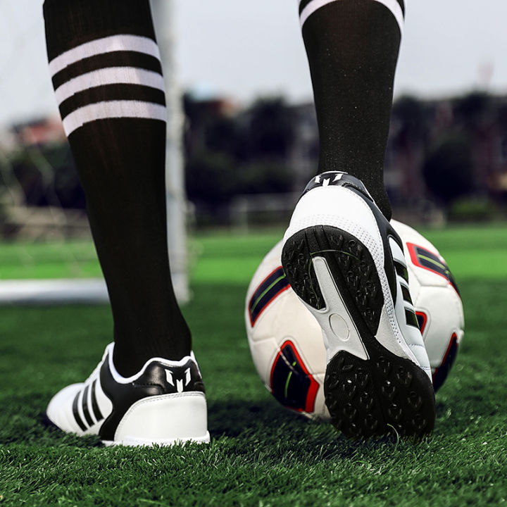 รองเท้าเด็กประถมการฝึกอบรมรองเท้าฟุตบอลมืออาชีพรองเท้าฟุตบอลสนามหญ้ารองเท้าฟุตบอลรองเท้ากีฬารองเท้าฟุตบอลสำหรับผู้ชายและเด็กรองเท้าฟุตบอลในร่มรองเท้าฟุตบอลห้า-a-side-รองเท้าฟุตบอล-tf