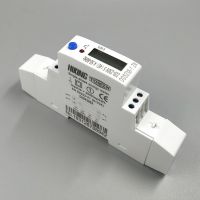 Yingke 45a 545a สูงสุด220V 230V 50Hz 60Hz แรงดันไฟฟ้าในปัจจุบันเฟส Din Rail เดียว Kwh ชั่วโมงวัตต์เครื่องวัดพลังงานพร้อม Rs485 Modbus-Rut