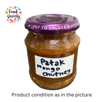 [Product condition as in the picture]Pataks The Original Hot Mango Chutney 340g พาธาก ออริจินอล ชัทนีย์ มะม่วง 340 กรัม[สภาพสินค้าตามภาพ]