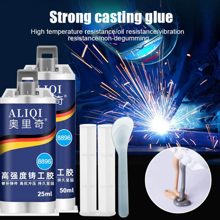 100g Steel Metal Epoxy Glue Paste AB Adhesive for Welding Replacement