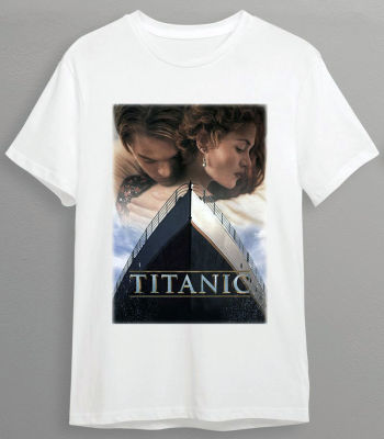 เสื้อยืด Titanic เสื้อยืดภาพยนต์ Titanic