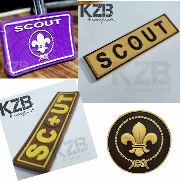Patch Rubber Velcro SCOUT Lazada Indonesia