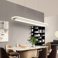 [COD] chandelier strip square modern minimalist bar personality led restaurant lamps office