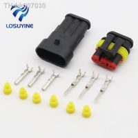 ☈❀℗  5 sets Kit 3 Pin Way Waterproof Electrical Wire automotive Connector Plug for car