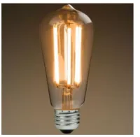 LED EDISON VINTAGE ST 64 4 Watt ( WARMWHITE แสงสีเหลืองนวล แพ็ค 10 หลอด ) (0681)