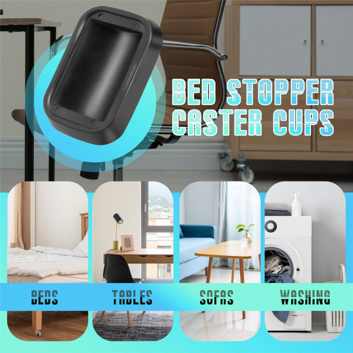 4pcs-bed-stopper-amp-furniture-stopper-caster-cups-fits-to-all-wheels-of-furniture-sofas-beds-chairs-prevents-scratches