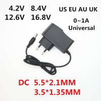 ▣ AC 100-240V DC 4.2V 8.4V 12.6V 16.8V 1A 1000MA Adapter Power Supply 4.2 8.4 12.6 16.8 V Volt charger for 18650 lithium battery