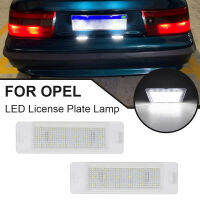 A12V LED จำนวนโคมไฟป้ายทะเบียนไม่มีข้อผิดพลาดสำหรับ Opel Astra F 1992-1998 Cali 1989-1997 OEM #:90241129M