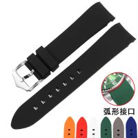 【July】 Silicone watch strap instead of Casio Ome Tissot Seiko Rolex curved rubber 19/20/22mm