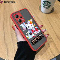 Jizetin Xiaomi Redmi โน๊ต12 5G เคสแข็งกันกระแทกเคสนิ่มใส่โทรศัพท์กระต่าย X5 5G เคสป้องกันกล้องคลุมทั้งหมดรูปการ์ตูนแฟชั่น5G