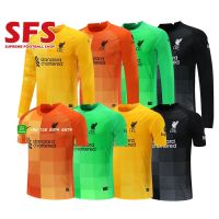 shot goods 【SFS】Top Quality 21-22 Liverpool Football SOCCER Jersey Long Sleeve GOALKEEPER GK Tshit LFC Fans Version S-2XL