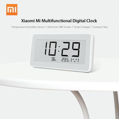 Original Xiaomi Miมัลติฟังก์ชั่นProดิจิตอลนาฬิกาอิเล็กทรอนิกส์-INKหน้าจออุณหภูมิความชื้นเซนเซอร์BTไร้สายเครื่องวัดอุณหภูมิความชื้นสมาร์ทเชื่อมต่อMi Home APP