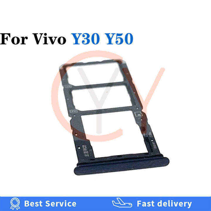 ถาดใส่ซิมการ์ดขาตั้งสำหรับ-vivo-y30-y50ซิมการ์ดอะแดปเตอร์ซิมการ์ดกับไมโครการ์ด-sd-ผู้ถือช่องเสียบถาดอะไหล่อะแดปเตอร์ส่วนหนึ่ง