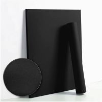 ✳✵ Black Wallpaper Thicken Contact Paper Black Peel and Stick Wall Paper Paper Self Adhesive Wallpaper Removable Texture Vinyl Roll