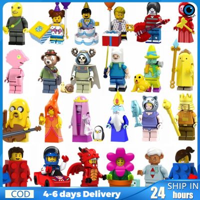 Minifigures เวลาผจญภัย Finn Jake เจ้าหญิงบับเบิ้ลกัมหินอ่อนที่เข้ากันได้กับ Kids Toys บล็อกตัวต่ออะนิเมะ