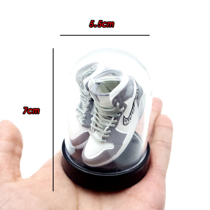 new-style-มินิ-aj-ขวดแสดงโชว์รองเท้า-3d-รองเท้าผ้าใบสามมิติไวนิลของเล่นทำมือรองเท้าเล็กตุ๊กตาบ้าน
