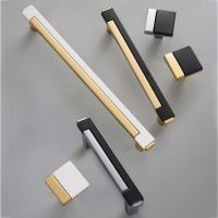 XHLXH Gold Chrome Cupboard with Screw Kitchen Wardrobe Drawer Handles Cabinet Knobs Furniture Hardware Door Pulls