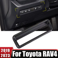 ไฟหน้าปรับลูกบิดสวิทช์ฝาครอบกรอบสำหรับ Toyota RAV4 XA50 2019 2020 2021 2022 2023 RAV 4รถอุปกรณ์ตกแต่งภายใน