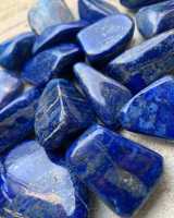 หินคริสตัลรูปหินtumbled Lapis Lazuli สีน้ำเงินขนาดใหญ่