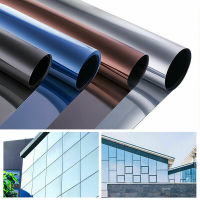 Thermal Insulation Privacy Window Film One Way Glass Vinyl Reflective Window Tint Anti UV Solar Blocking Glass Foil for Home Window Sticker and Films