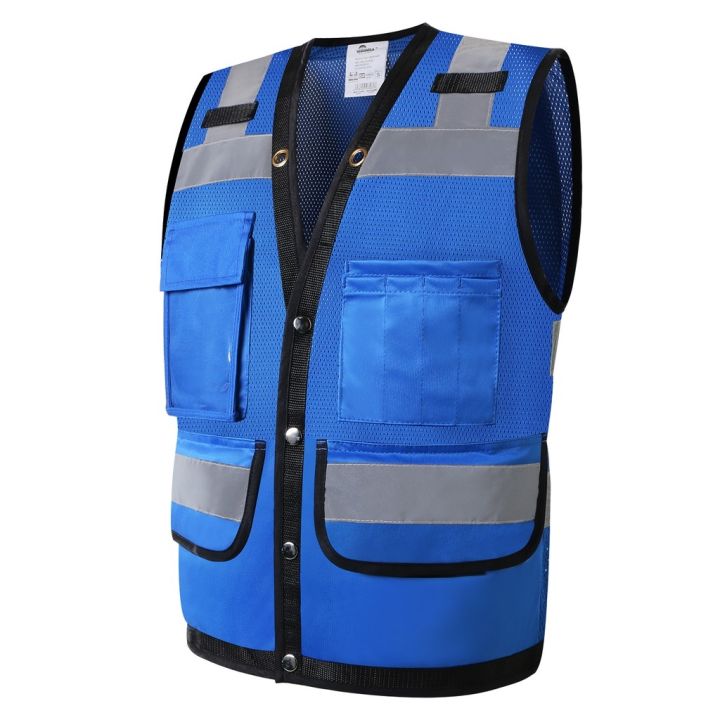 codtheresa-finger-blue-mesh-safety-vest-reflective-surveyor-work-vest-construction-high-visibility-workwear-for-men-and-women