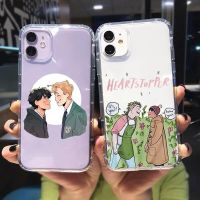 Funny Heartstopper Phone Case for IPhone 14 13 12 11 Pro Max 8 7 14 Plus Charlie Nick for X XS XR SE2 Clear Soft Silicone Cover