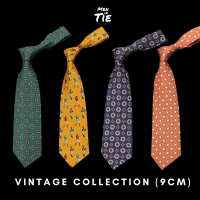 Men in Tie เนคไทแบบผูกเองขนาด 9cm รุ่น Vintage Collection