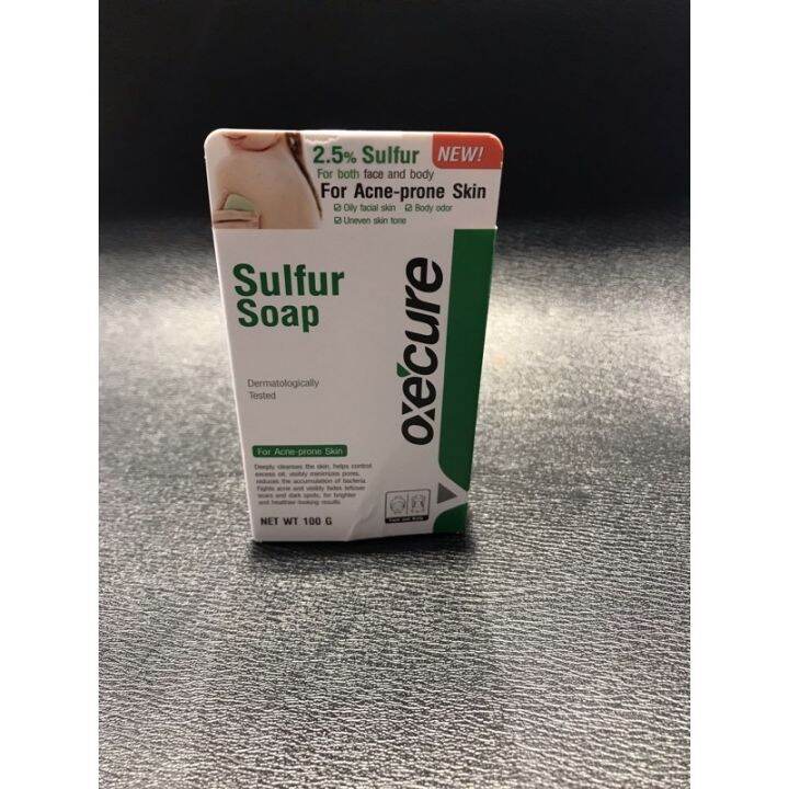 Acne care Oxecure Acne Clear Powder Mud 5gSulfur Soap 100g50 Body Acne