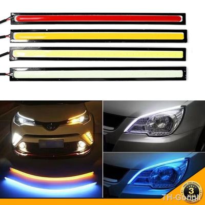 【hot】﹊❀  HAOLIDE 17CM DRL Fog Driving COB Car Strip External Lights 12V Led Lamp