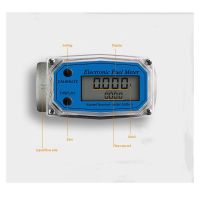 LCD Display Turbine Water Flow Meter Electronic Indicator Gasoline Kerosene Methanol Water sensor 1inch 1.5 inch 2 inch