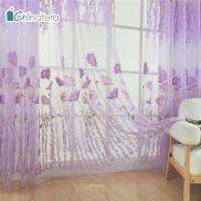 Chinatera 100X200Cm In Offset Hoa Thanh Lịch Rèm Sheer Sợi Tulle Cửa Sổ