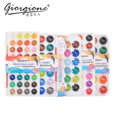 HIMI Gouache Paint Set,18/24 Colors 30ML With Palette Jelly Cup